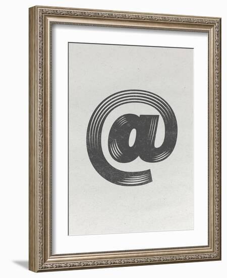 Retro Type - Style-Joni Whyte-Framed Giclee Print