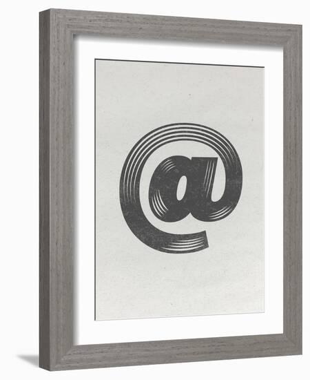 Retro Type - Style-Joni Whyte-Framed Giclee Print