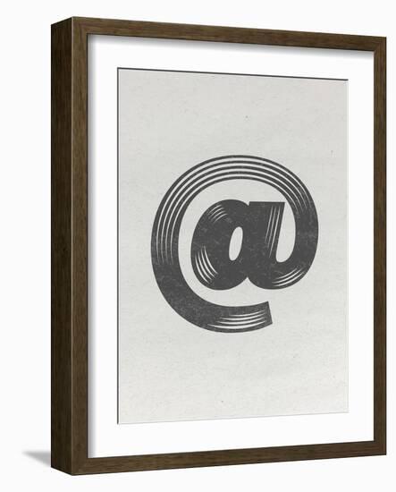 Retro Type - Style-Joni Whyte-Framed Giclee Print