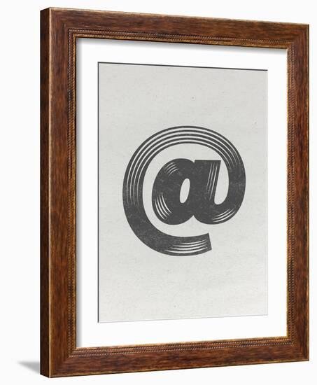 Retro Type - Style-Joni Whyte-Framed Giclee Print