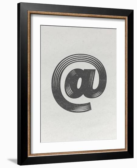 Retro Type - Style-Joni Whyte-Framed Giclee Print