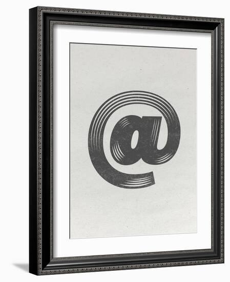 Retro Type - Style-Joni Whyte-Framed Giclee Print