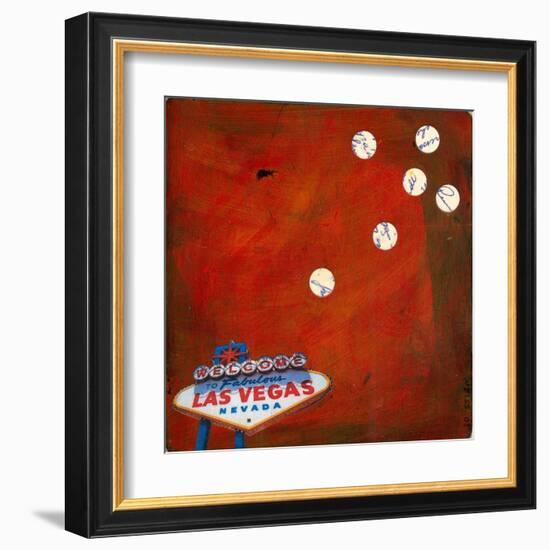 Retro Vegas-Jan Weiss-Framed Art Print