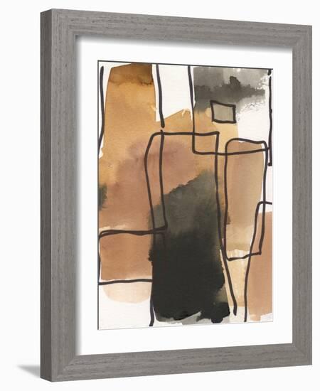 Retro Vibe II-Samuel Dixon-Framed Art Print