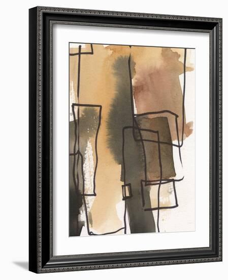 Retro Vibe III-Samuel Dixon-Framed Art Print