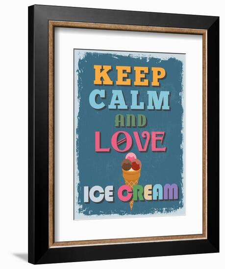 Retro Vintage Motivational Quote Poster. Vector Illustration-sibgat-Framed Premium Giclee Print