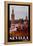 Retro Vintage Poster of Seville Spain Andalucia-Markus Bleichner-Framed Stretched Canvas