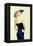 Retro Woman In Hat-NejroN Photo-Framed Premier Image Canvas