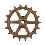 Rusty Wide Tooth Gear-Retroplanet-Giclee Print