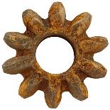 Rusty Wide Tooth Gear-Retroplanet-Giclee Print