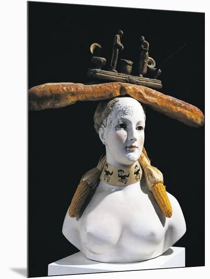 Retrospective Bust of Woman, 1933-Salvador Dalí-Mounted Giclee Print