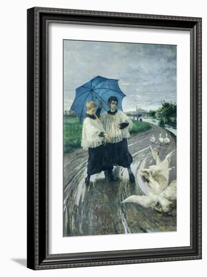 Return from Festival-Mose Bianchi-Framed Giclee Print