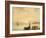 Return from Fishing with Setting Sun-Eugene Louis Boudin-Framed Giclee Print