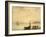 Return from Fishing with Setting Sun-Eugene Louis Boudin-Framed Giclee Print