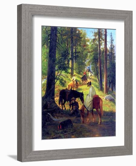 Return from Glacier Point, 1874-William Hahn-Framed Giclee Print