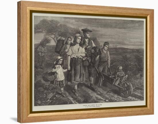 Return from Labour, in the Scottish Gallery, Pall-Mall-W. Fyfe-Framed Premier Image Canvas