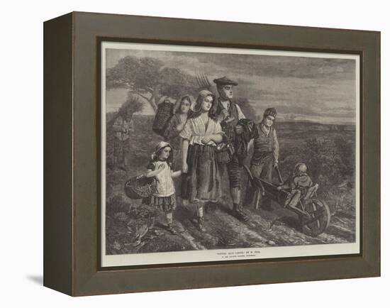 Return from Labour, in the Scottish Gallery, Pall-Mall-W. Fyfe-Framed Premier Image Canvas