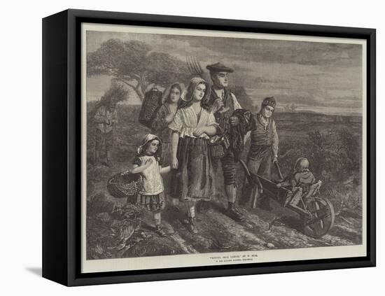 Return from Labour, in the Scottish Gallery, Pall-Mall-W. Fyfe-Framed Premier Image Canvas