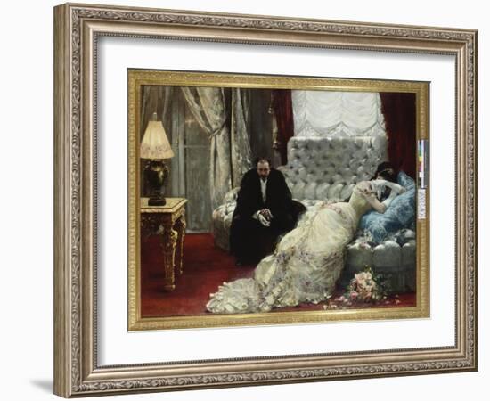 Return from the Ball, 1879-Henri Gervex-Framed Giclee Print