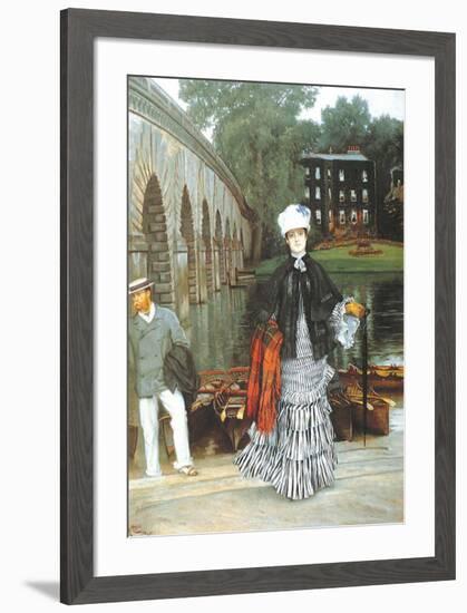 Return from the Boating Trip, 1873-James Tissot-Framed Art Print