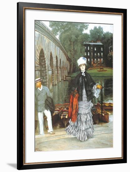 Return from the Boating Trip, 1873-James Tissot-Framed Art Print