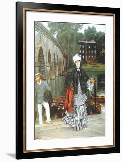 Return from the Boating Trip, 1873-James Tissot-Framed Art Print