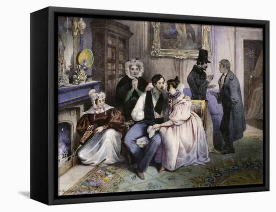 Return from the Duel-Victor Mikhailovich Vasnetsov-Framed Premier Image Canvas