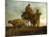 Return from the Fields-Jean-François Millet-Mounted Giclee Print