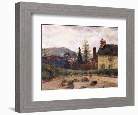 Return from the Harvest, 1884-Paul Gauguin-Framed Giclee Print