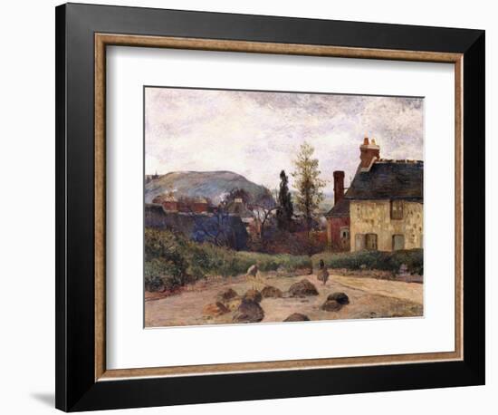 Return from the Harvest, 1884-Paul Gauguin-Framed Giclee Print