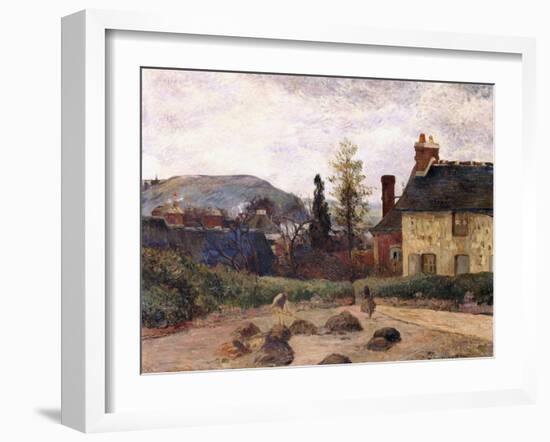 Return from the Harvest, 1884-Paul Gauguin-Framed Giclee Print