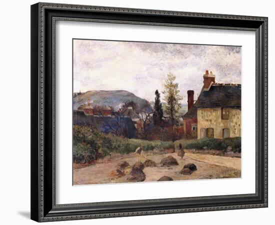 Return from the Harvest, 1884-Paul Gauguin-Framed Giclee Print