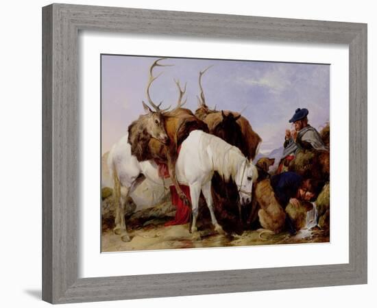 Return from the Hills-Richard Ansdell-Framed Giclee Print