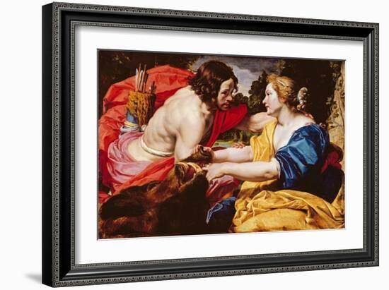 Return from the Hunt Or, Meleager and Atalanta-Abraham Janssens Van Nuyssen-Framed Giclee Print