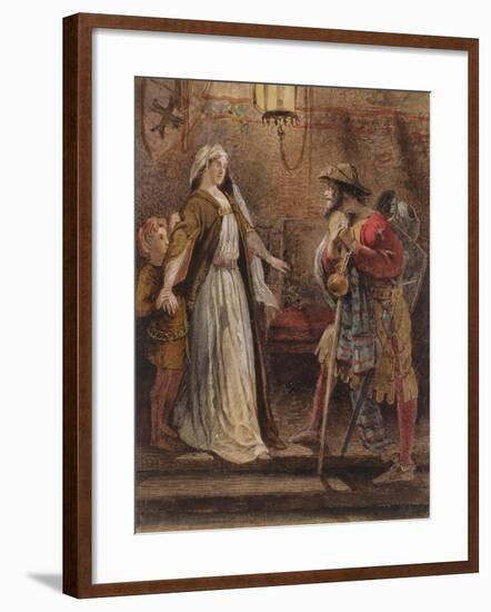 Return from the Long Crusade, 1861-William Bell Scott-Framed Giclee Print