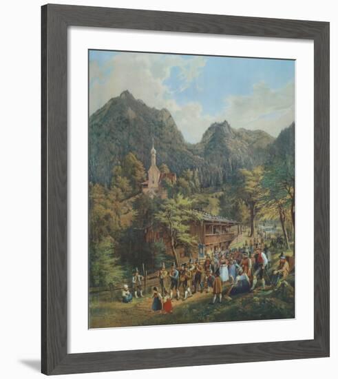 Return from the Wedding-Lorenzo Quaglio-Framed Collectable Print