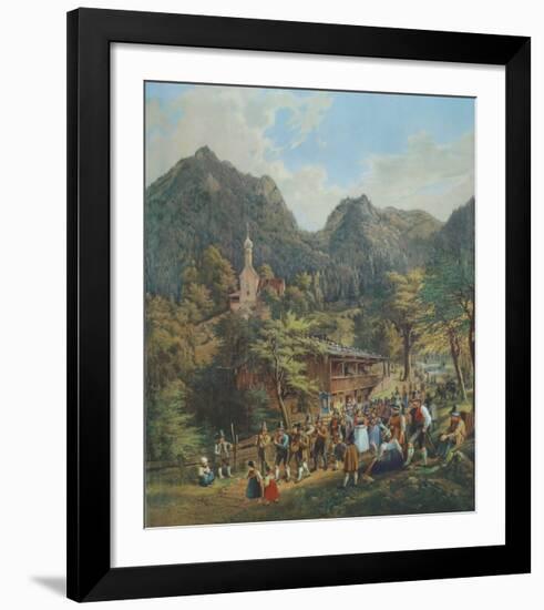 Return from the Wedding-Lorenzo Quaglio-Framed Collectable Print