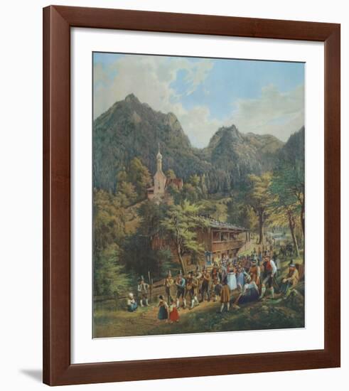 Return from the Wedding-Lorenzo Quaglio-Framed Collectable Print