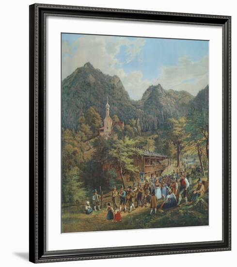 Return from the Wedding-Lorenzo Quaglio-Framed Collectable Print