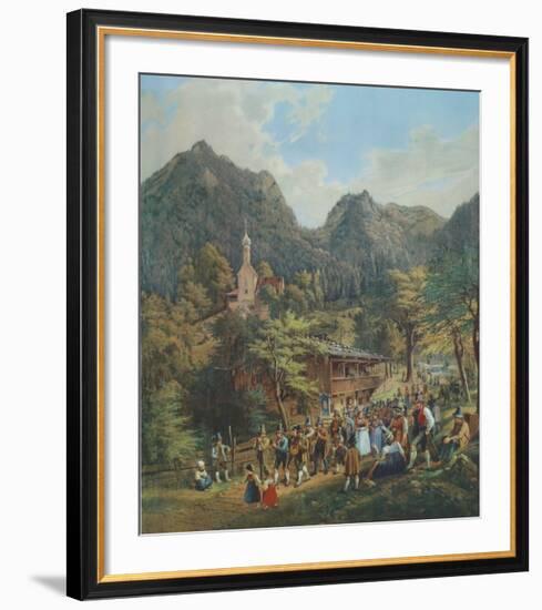 Return from the Wedding-Lorenzo Quaglio-Framed Collectable Print