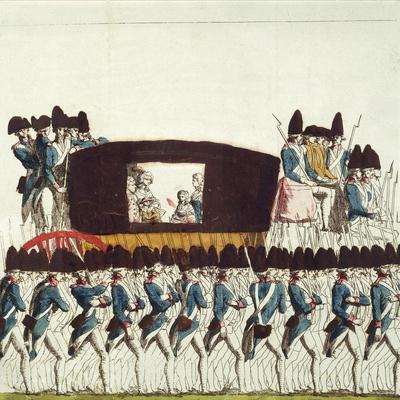 'Return of Royal Family from Varennes, June 25, 1791, French Revolution, France' Giclee Print