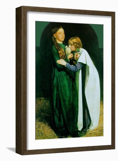 Return of the Dove to the Ark-John Everett Millais-Framed Art Print