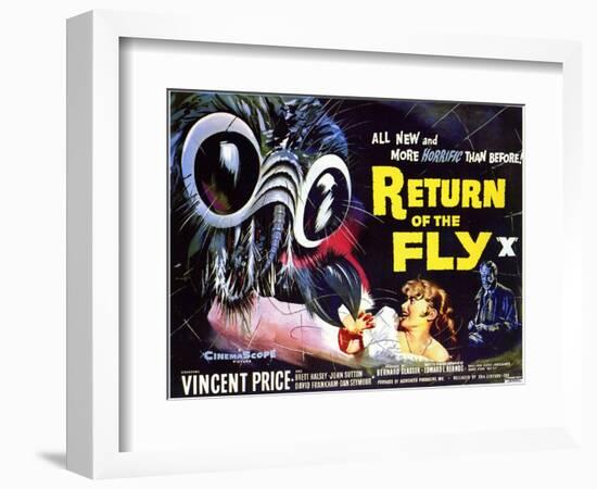 Return of the Fly, 1959-null-Framed Premium Giclee Print