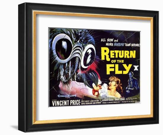 Return of the Fly, 1959-null-Framed Premium Giclee Print