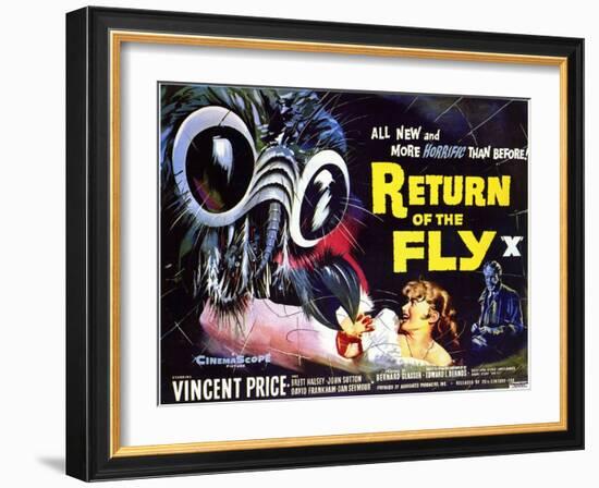 Return of the Fly, 1959-null-Framed Art Print