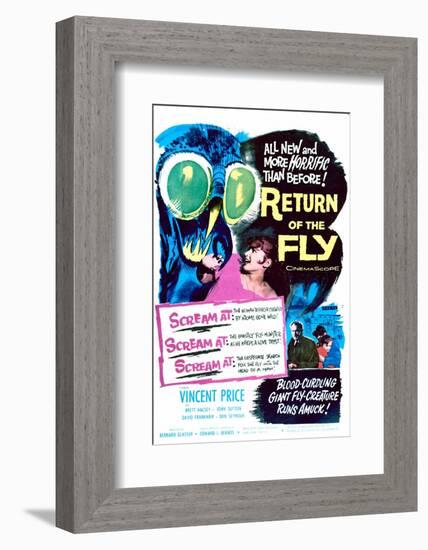 Return of the Fly - Movie Poster Reproduction-null-Framed Photo