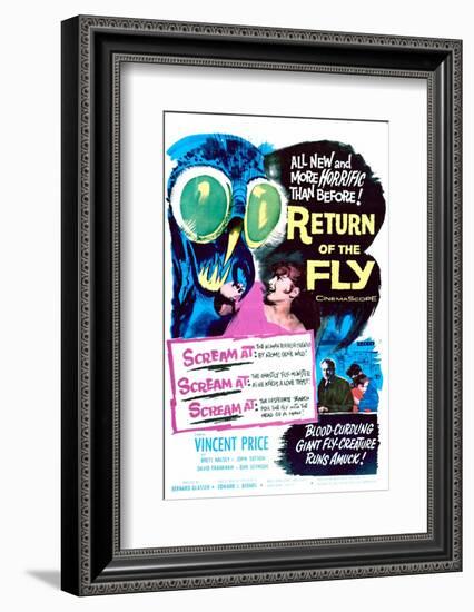 Return of the Fly - Movie Poster Reproduction-null-Framed Photo