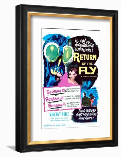 Return of the Fly - Movie Poster Reproduction-null-Framed Photo