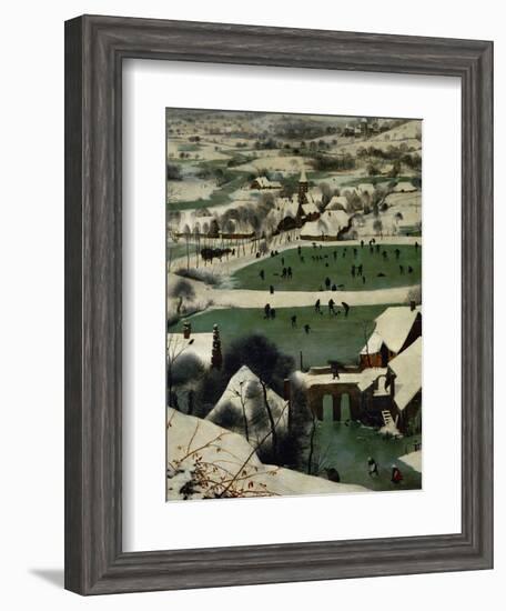 Return of the Hunters, Detail-Pieter Bruegel the Elder-Framed Giclee Print