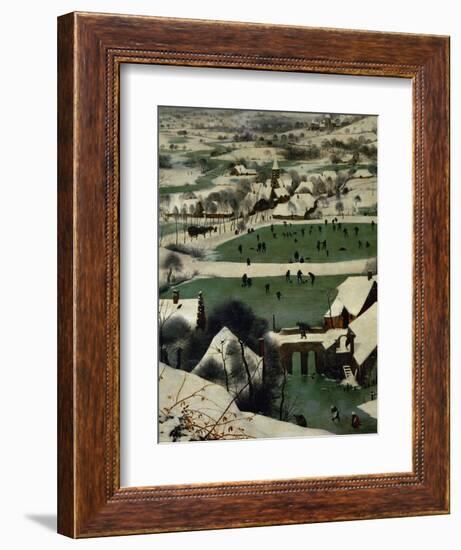 Return of the Hunters, Detail-Pieter Bruegel the Elder-Framed Giclee Print